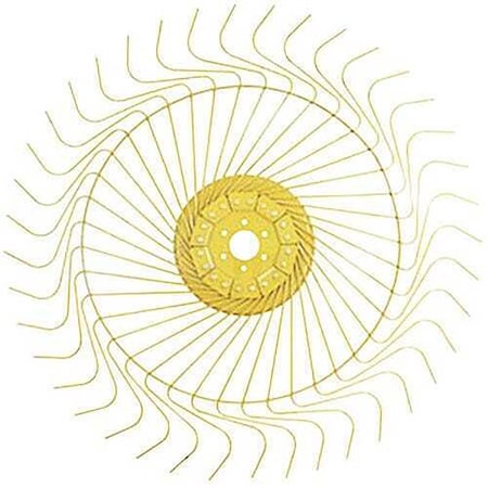 Aftermarket One New Complete Rake Wheel Fits Universal Products RTP10, RTP12, RTP8, T13, V10 BHM90-0004
